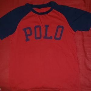 Boys red Ralph Lauren polo tee